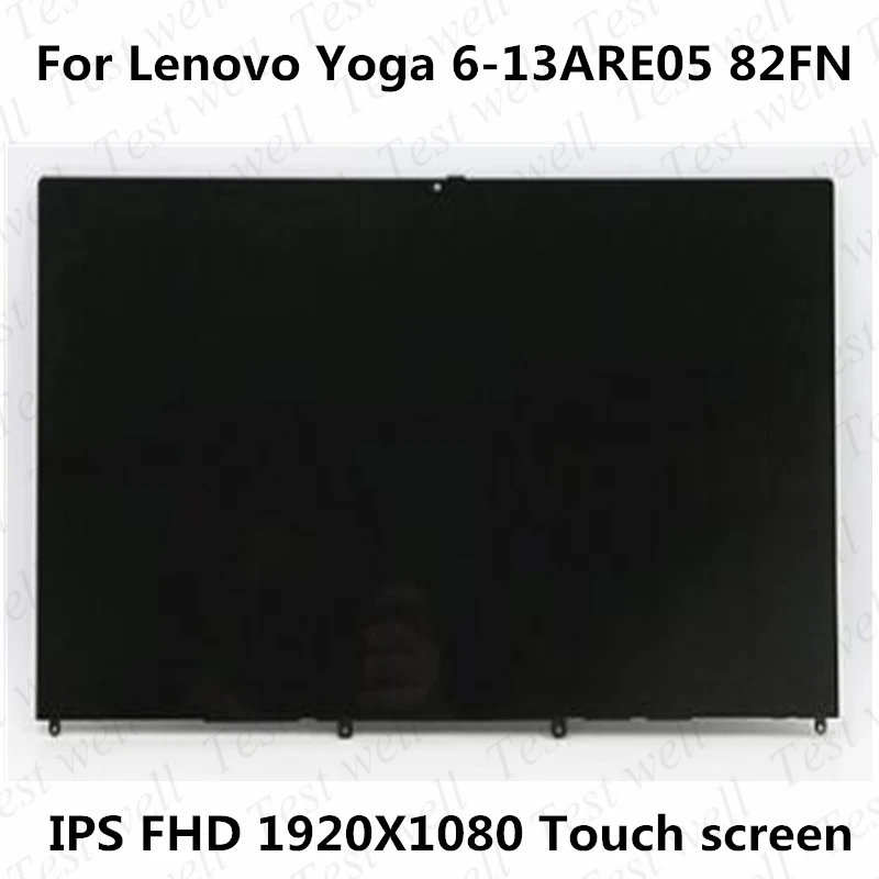 Original 13.3'' FHD For Lenovo ideapad Yoga 6-13ARE05 82FN Yoga 6-13ALC6 82ND IPS LCD display Touch Screen Digitizer assembly