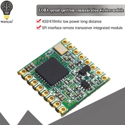 433MHz 470MHz RFM98 RFM98W | Wireless transceiver module LoRa spread spectrum communication 433M 470M SX1278 16*16mm