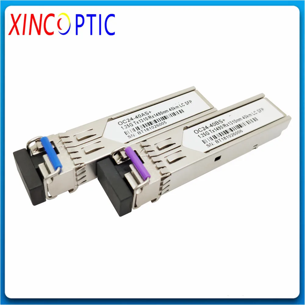 1.25G 1310/1490nm 40KM BIDI LC/SC Fibe SFP Transceiver Module,Compatible SFP-GE-LH40-SM1310/SFP-GE-LH40-SM1490 H-3-C For Cisco