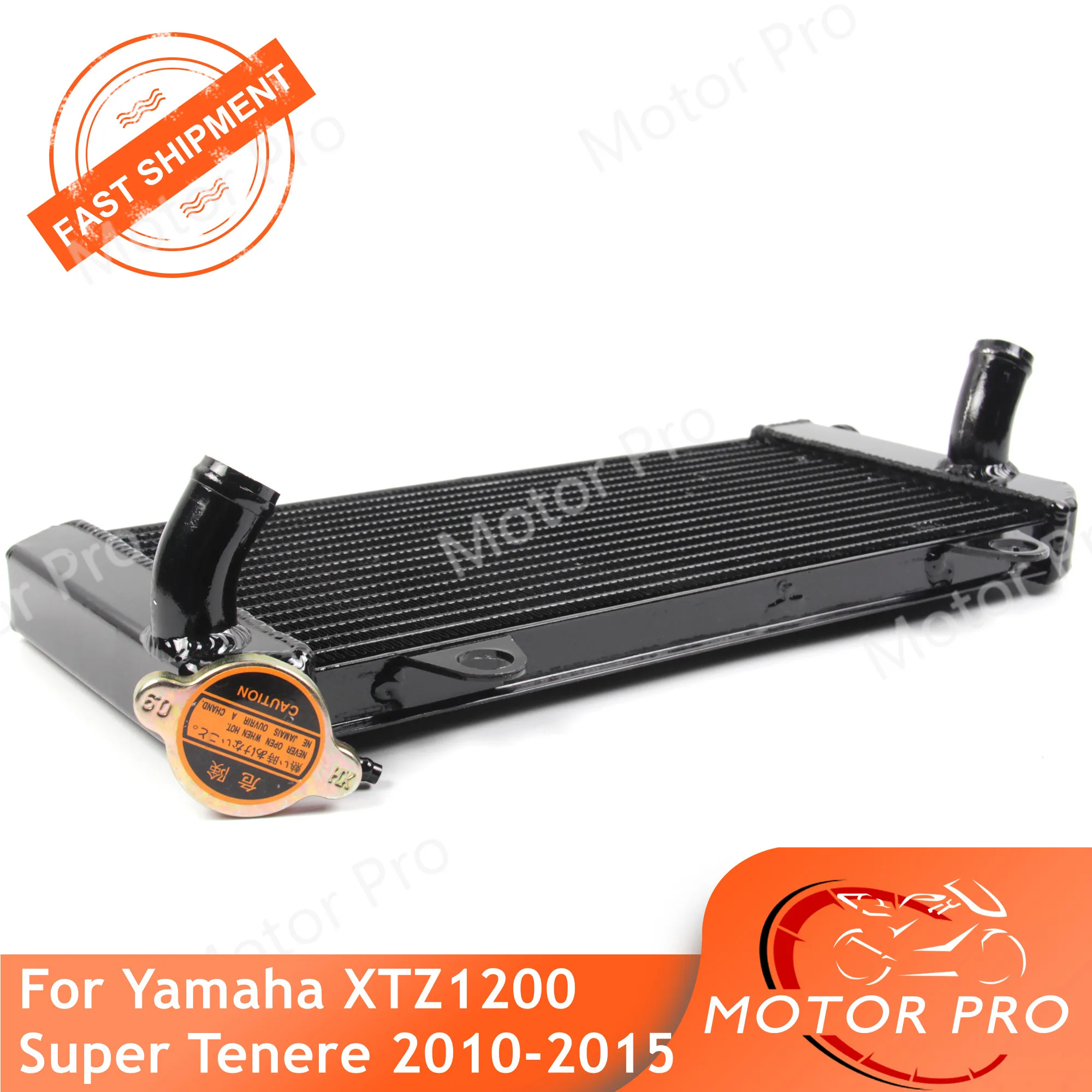 Radiator For Yamaha XTZ 1200 SUPER TENERE 2010 - 2015 Cooling Cooler Motorcycle Accessories XTZ1200 2011 2012 2013 2014 Black