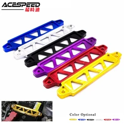 Aluminum Alloy Car Battery Fasten Bracket Holder Battery Tie Down Brace Fits for Honda Civic EG