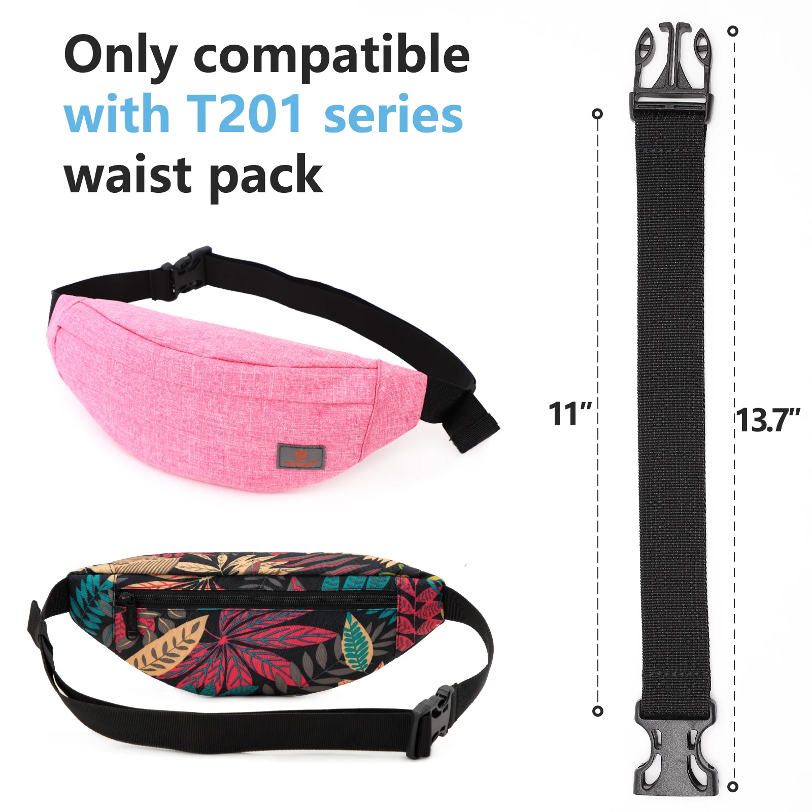 T201 Waist Bag Strap Belt bag extension strap Fat belt Strap Combination belt Banana Strap