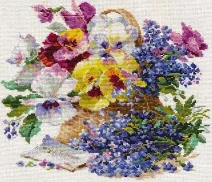 191231 Homefun Cross Stitch Kits Package Greeting Needlework Counted Kits New Style Joy Sunday Kits Embroidery Cross-stitch Set