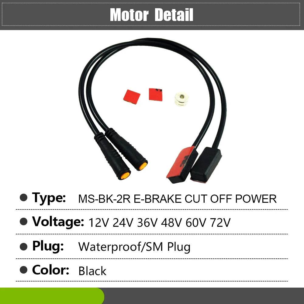 Ebike MS-BK-2R Waterdichte Connector Cut Power Off Mechanische Hydraulische Rem Sensor Voor Ebike Left or Right Conversion Part