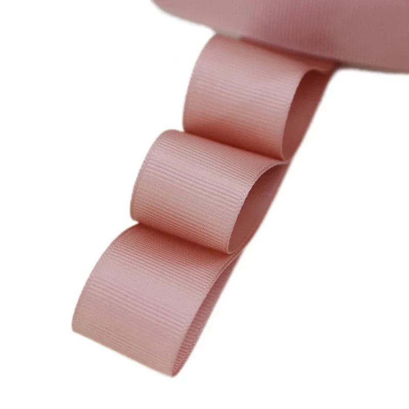 (10 meters/roll) Pink Meat Grosgrain Ribbon Wholesale Gift Wrapping Christmas ribbons lace