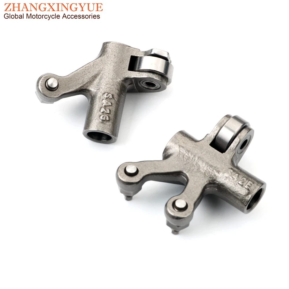 2pc Scooter Rocker Arm For Piaggio FLY 125 Liberty 125cc 3V 4-Stroke 1A003237R 1A003238R