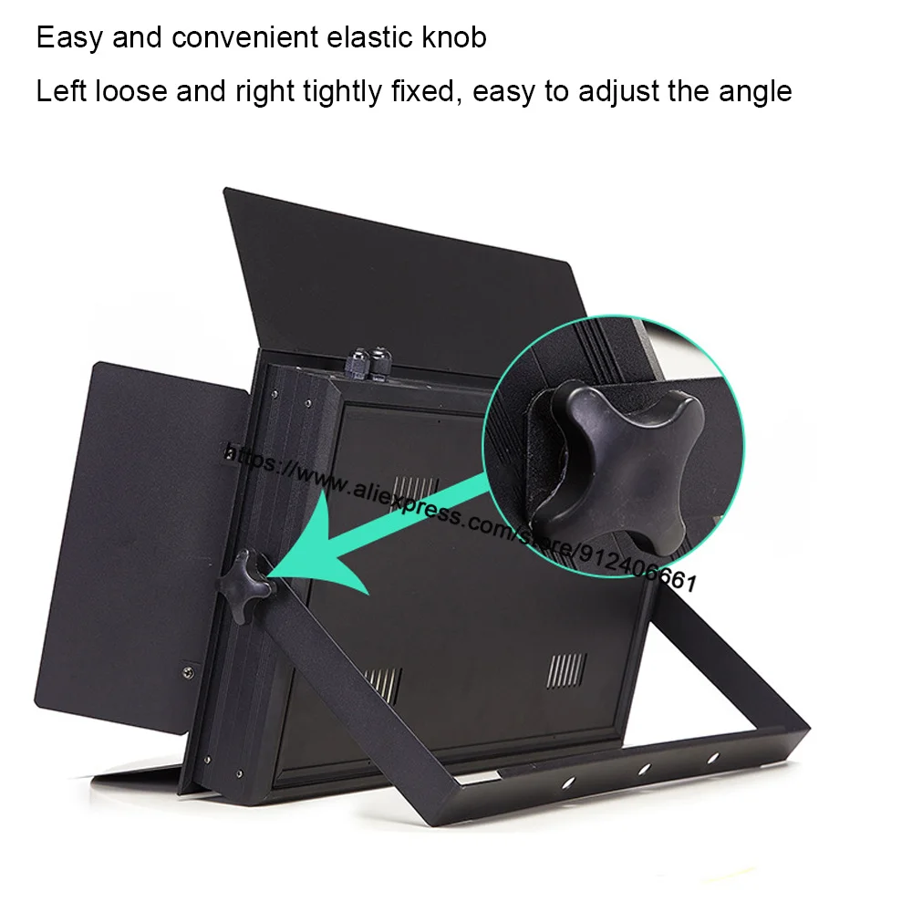 LED 150W Tri Color Soft Light DMX512 Control Cold and Warm White Photography Surface Light Conference Room Studio TV Station