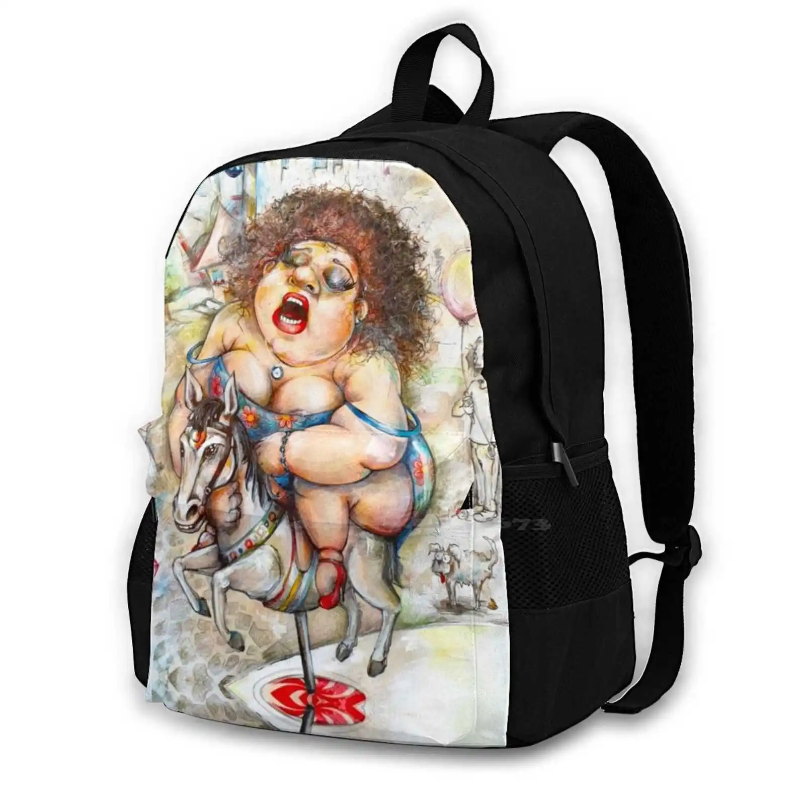 First Pattern Design Laptop Travel School Bags First Eros Art Eros Tigran Hakobyan Art Nice Madame Tiqs Art