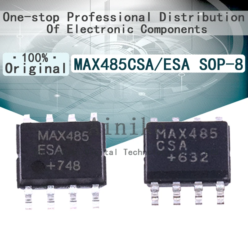 

10/Pcs New Original MAX485CSA MAX485 MAX485ESA SOP-8 Rs-485 RS-422 transceiver chip IC SOIC-8