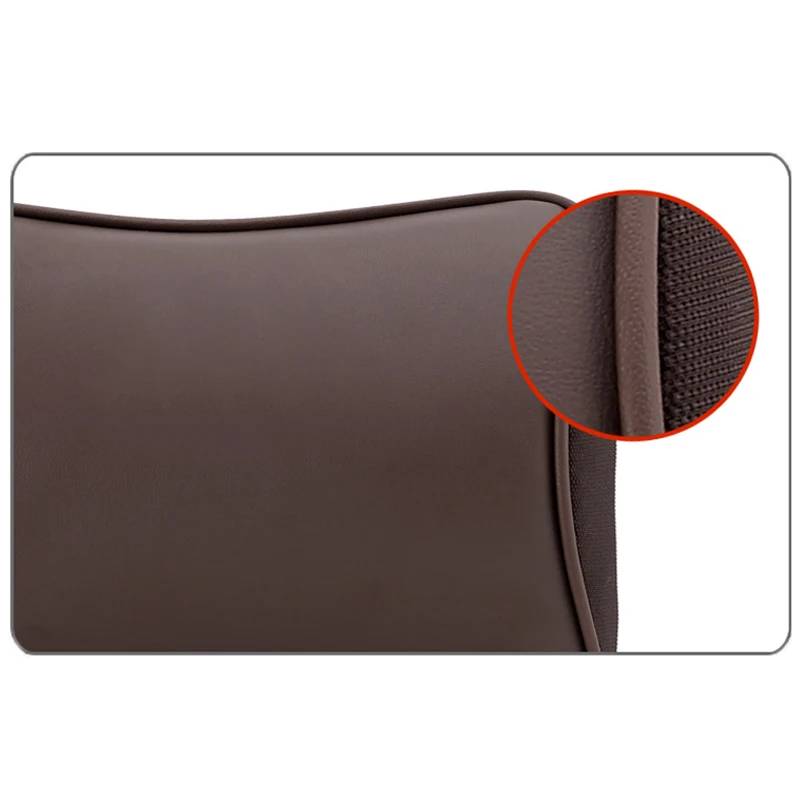 Luxury leather Car Neck Pillow For Mercedes Benz LOGO interior supplies waist pillows Backrest Headrest Cushion Auto accessories