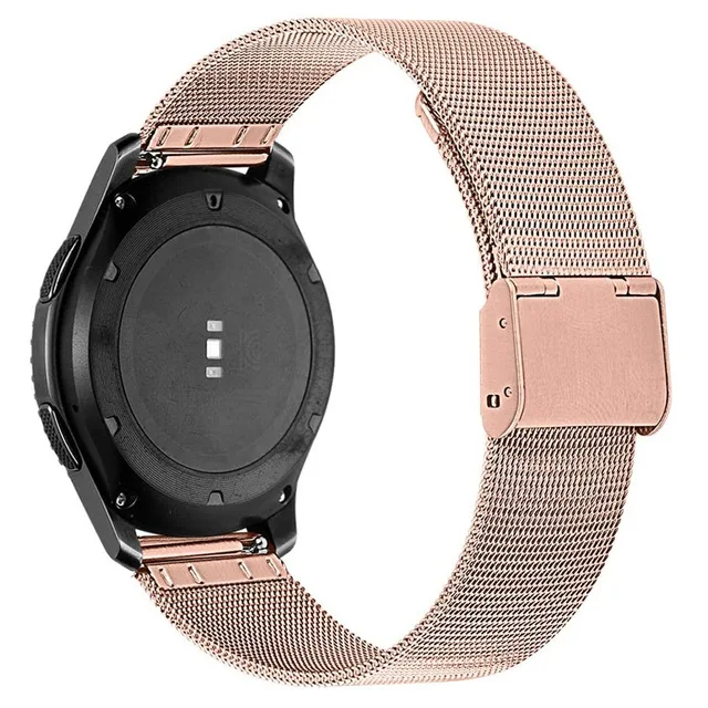 Metal Strap For Samsung Galaxy Watch 42mm 46mm Active 2 Stainless Bracelet For Galaxy Watch 3 41mm 45mm Gear S3 Mesh Loop Band