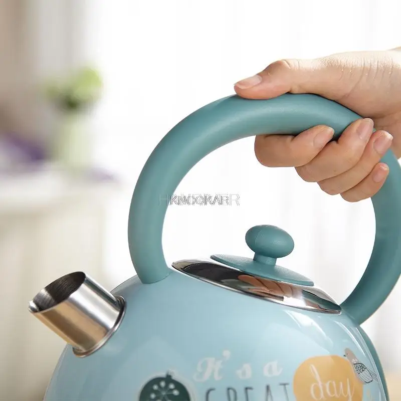 Vintage Pattern Electric Kettle 304 Stainless Steel Quick-Burning Water Boiler  Hot Water Pot  Household Kitchen Appliances