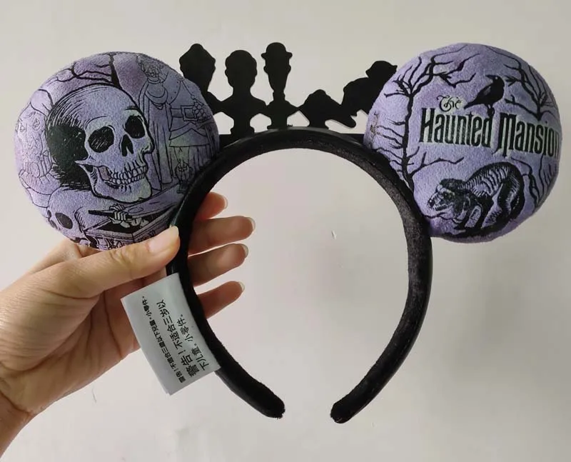 Disney arrival GLOW IN THE DARK HAUNTED MANSION 50TH HEADBAND MICKEY EARS