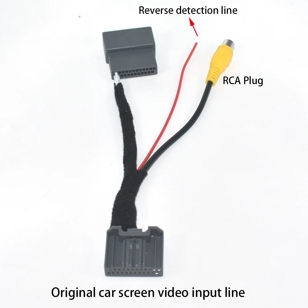 Car Rear View Backup Reverse Camera Adapter RCA Cable for Honda Accord 9 MK9 2012~2017 Original Factory Screen Video Input