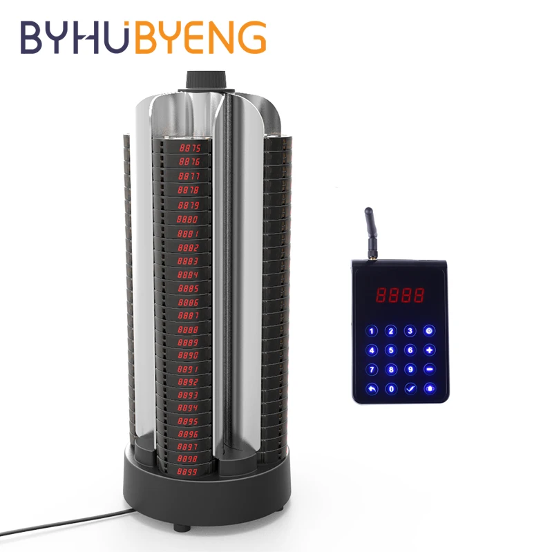 BYHUBYENG 100Pcs Restaurant Pager Waiter Calling System Call Office Bar Wireless Cafe Equipment Service Receiver Waiter