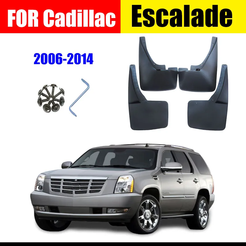 

for Cadillac Escalade mudguards fenders car mud flaps splash guards fender auto accessories styline Front Rear 4 PCS