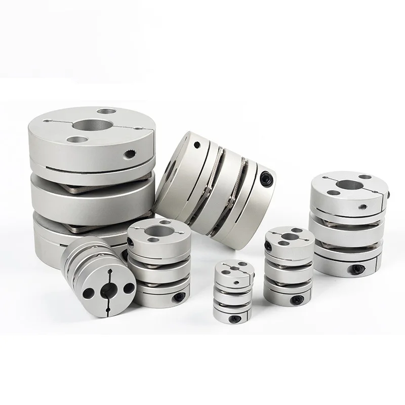 

Diaphragm coupling aluminum alloy flexible single and double diaphragm shaft coupling stepping servo motor high torque coupler