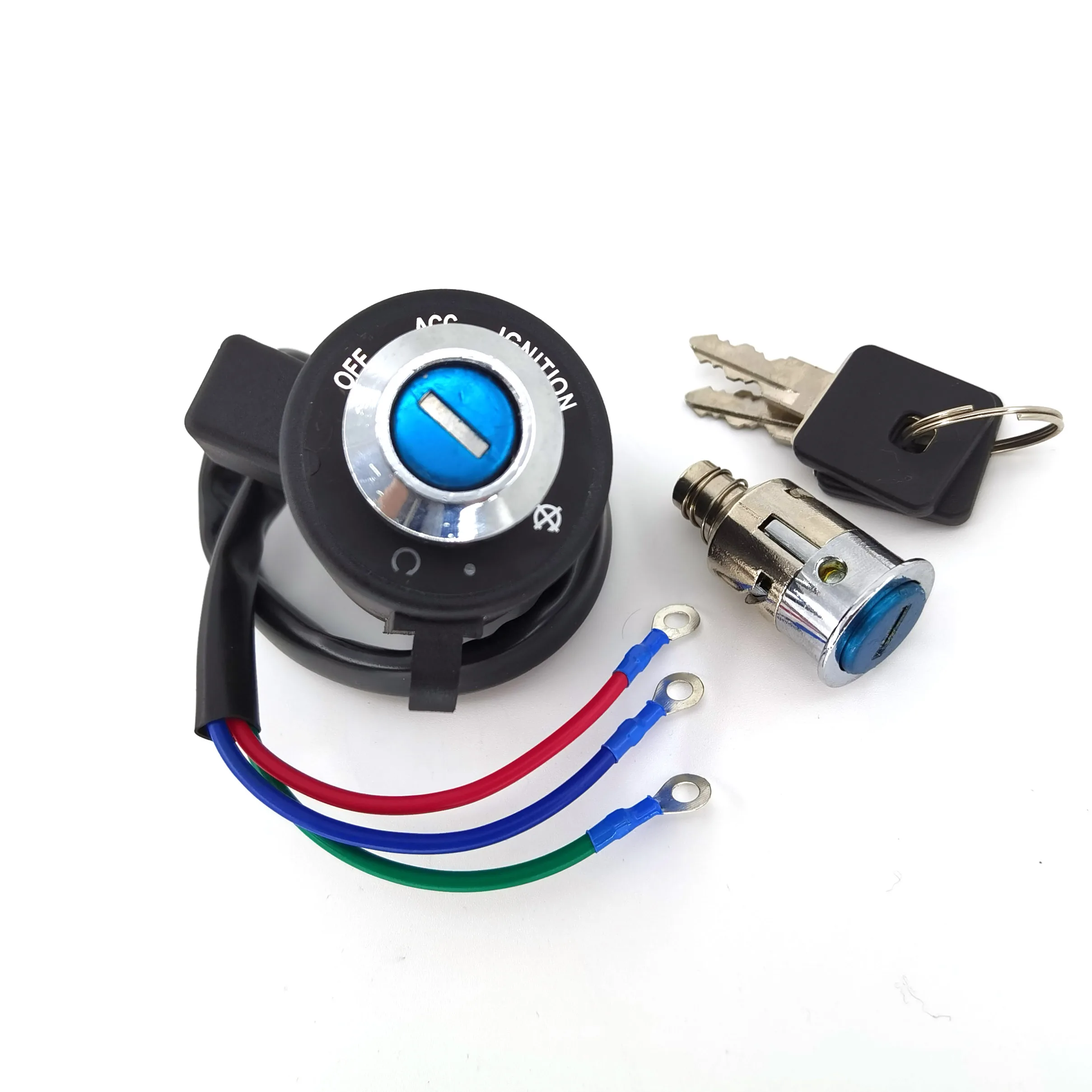 Interruptor de encendido para motocicleta, cerradura con 2 llaves para Harley Sportster XL 883 1200 1995-2003