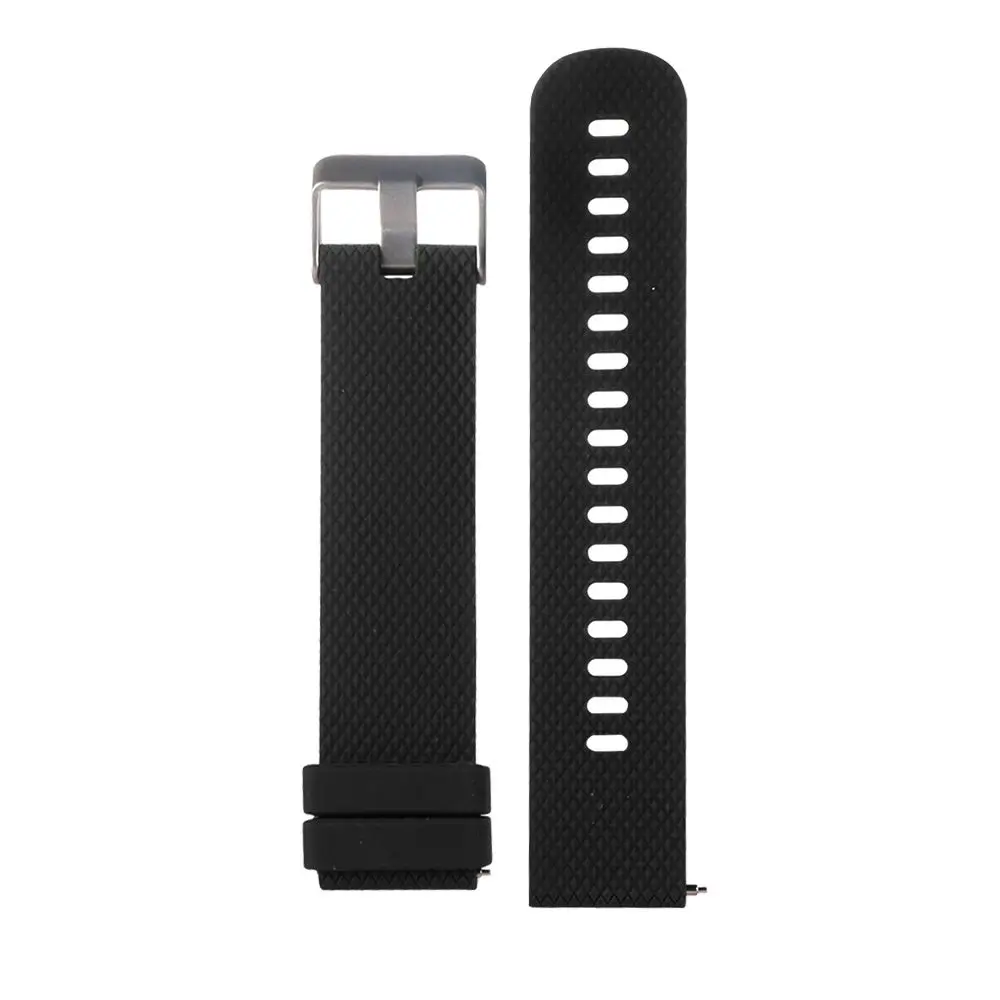الأساور الكلاسيكية لينة سوار حزام 20 ملم حزام ساعة سيليكون ل Garmin Vivoactive 3 / Vivomove HR