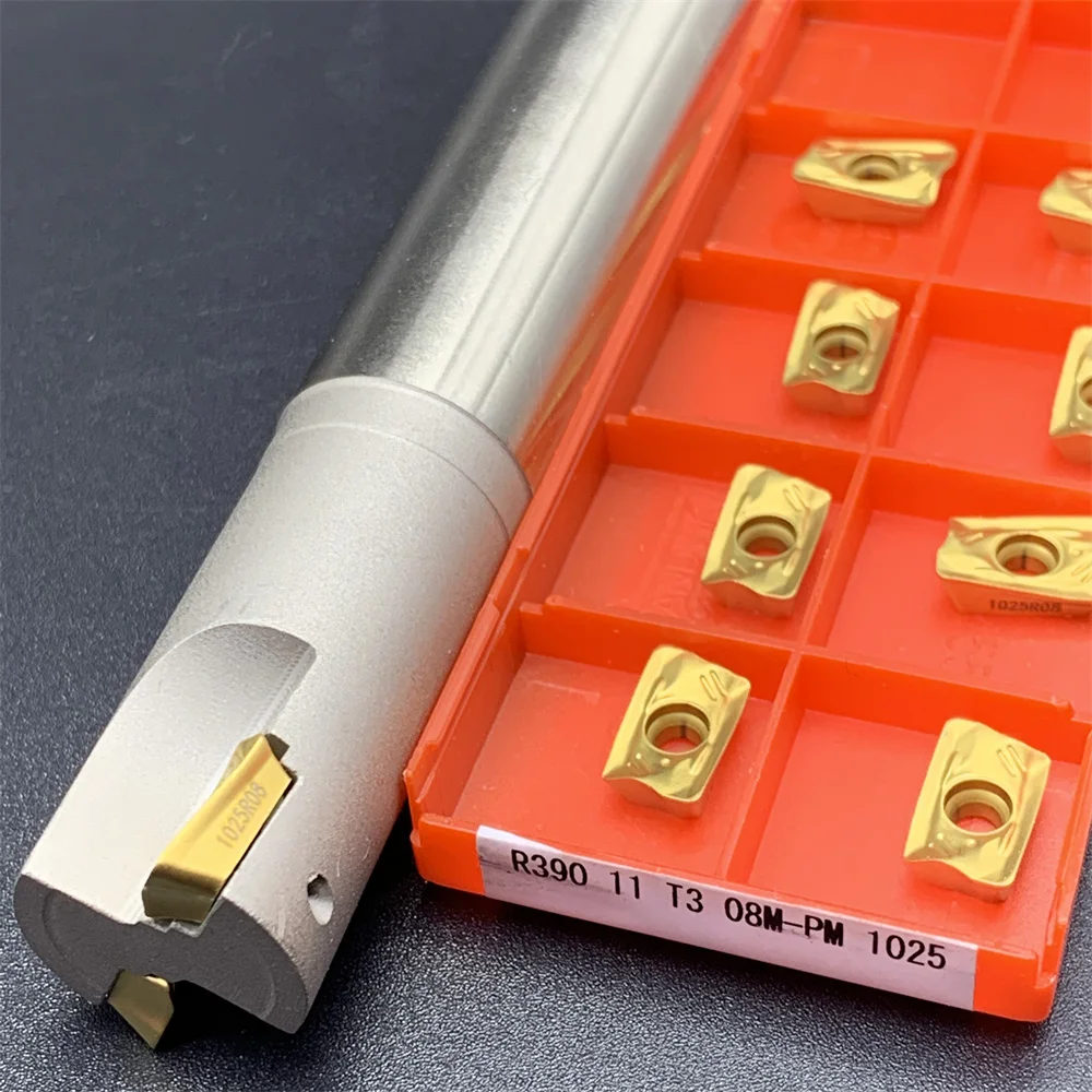 R390-11T308M-PM 1010 / 1025 / 1030 / 1040 / 1130 / 4240 + 1 قطعة R390 C15-16-150 200-2T/C19-20-150-2T R390 قاطعة المطحنة حامل