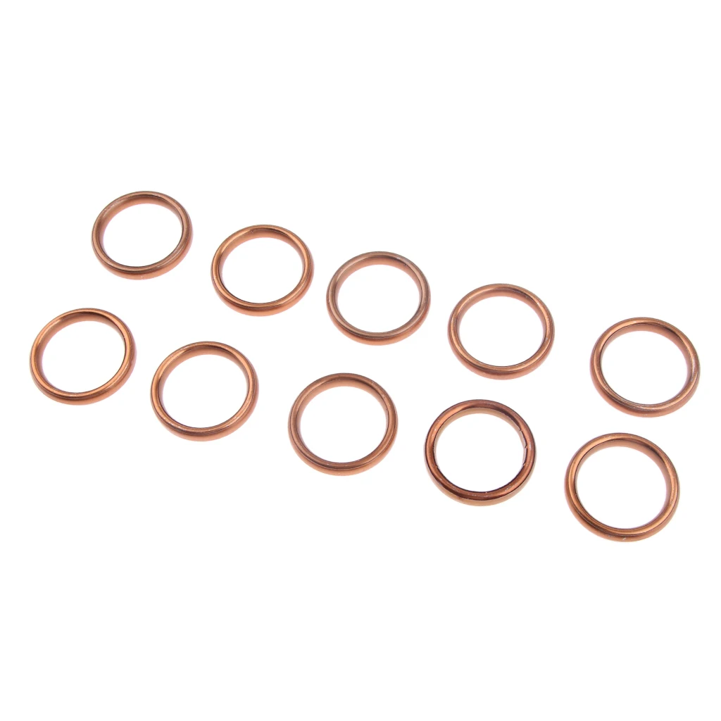 10pcs Motorcycle Exhaust Muffler 30mm Gasket Ring For  CG125