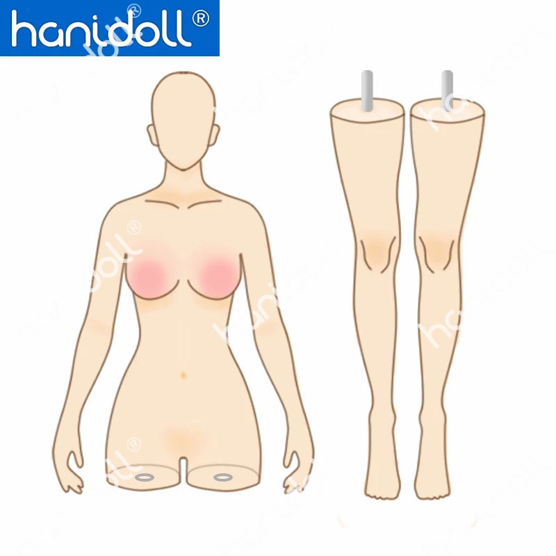 Hanidoll وظيفة للانفصال عن دمية الجنس يرجى شراء مع دمية الجنس