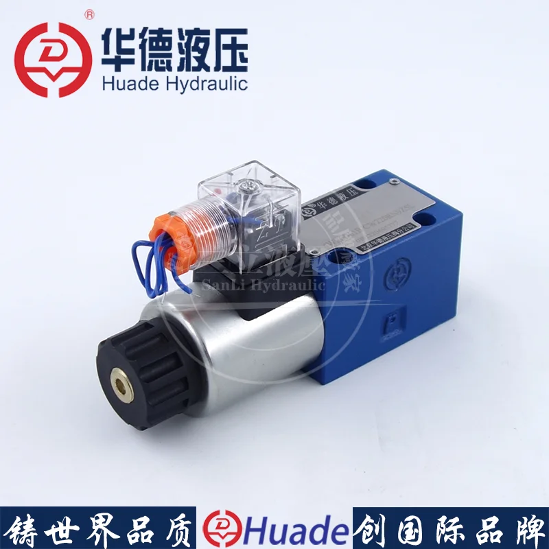 ملف لولبي هيدروليكي اتجاهي صمام 4WE6D 6C 6Y 6EA6HA 3WE6A6B موقعين رباعية موقعين ثلاثي