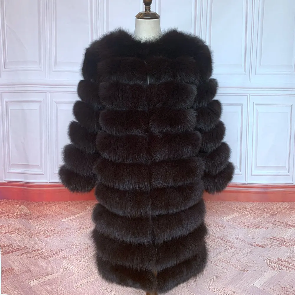 Novo estilo 4 em 1 casacos de pele real das mulheres jaquetas de pele real natural colete inverno outerwear feminino casaco de pele de raposa roupas de pele de alta qualidade