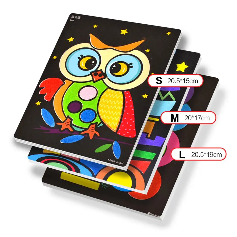 10/24/26 Sheet DIY Sand Painting Cards Drawing Art Craft Kid Education Toy Early Educational Learning Creative Drawing Toys