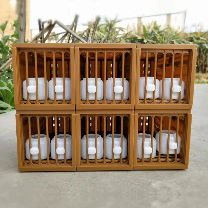 One Grid  Thrushcross Bird Pigeon Detachable Small Cage Small Cage Plastic Bird Rectangular Cage