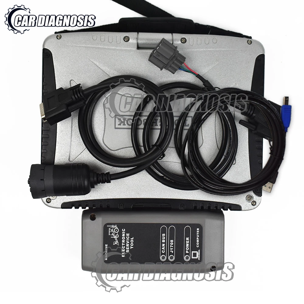 DIAGNOSTIC KIT DLA for JCB Electronic Service Tool ServiceMaster V21.2.6 JCB diagnostic scanner tool+CF19 laptop