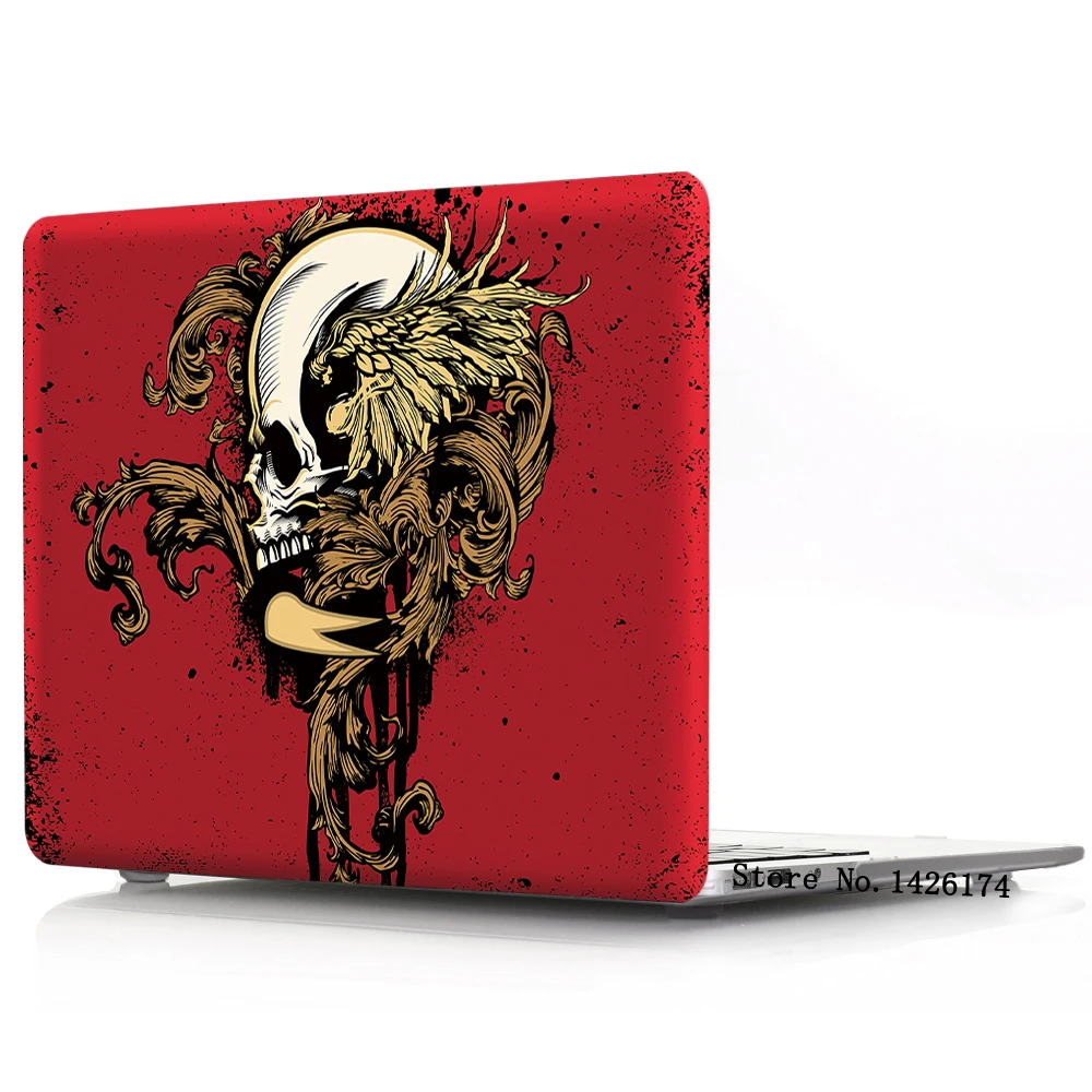 3D skeleton,laptop bag Case For Apple Macbook M1 Max Chip Air Pro Retina 11 12 13 15 14 16 inch Touch Bar ID