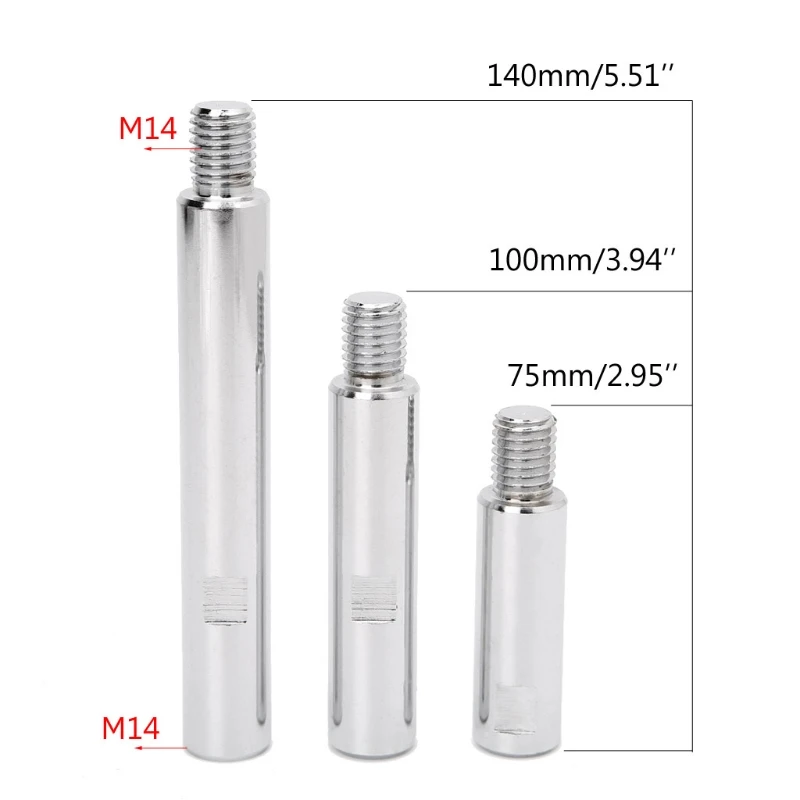 M14 Rotary Polisher Extension Shaft For Car Care Polishing Detailing Accessories