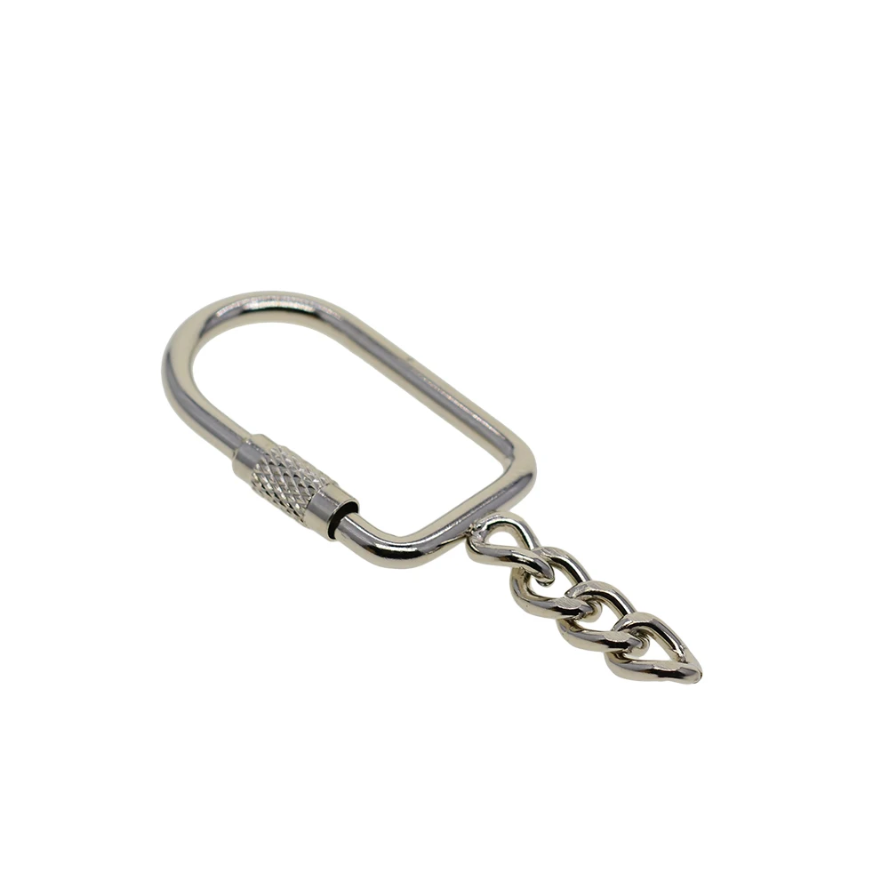 10 pcs Heavy duty door Strong Steel wire Brass Screw Locking Carabiner Safety Hook Clasp wtih dangle chains Tool Lanyard EDC DIY