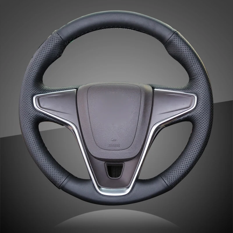 Auto Braid On The Steering Wheel Cover for Buick Regal Opel Insignia 2014 2015 Car Steering Wheel Covers