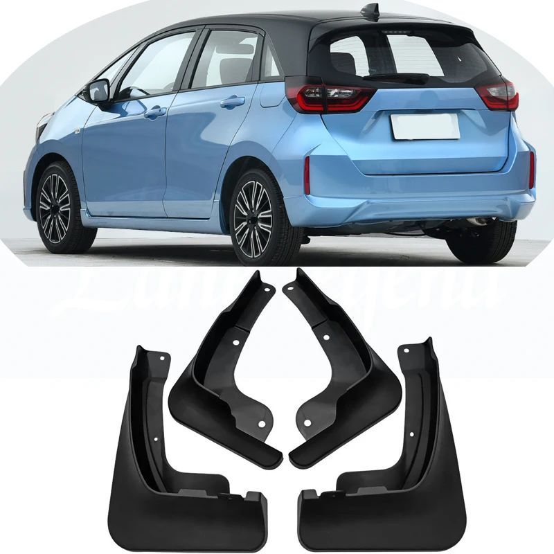 Fender Mud Mudflap For Honda Fit Jazz 2021 2022 Sport Pro Guard Splash Flaps Mudguards Accessories 4pcs