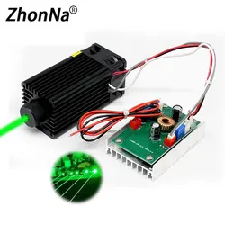 1000mW 520nm Green Light Beam Laser Visible Light Adjustable Focus Highway Warning Diode Laser Module With TTL Modulation