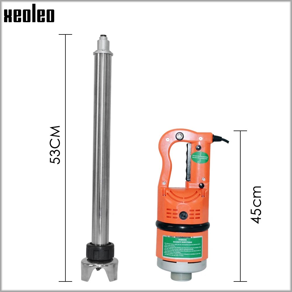 Xeoleo liquidificador de mão comercial 1000w, barra resistente, misturador de imersão, agitador, máquina de purificação para smoothie de sopa