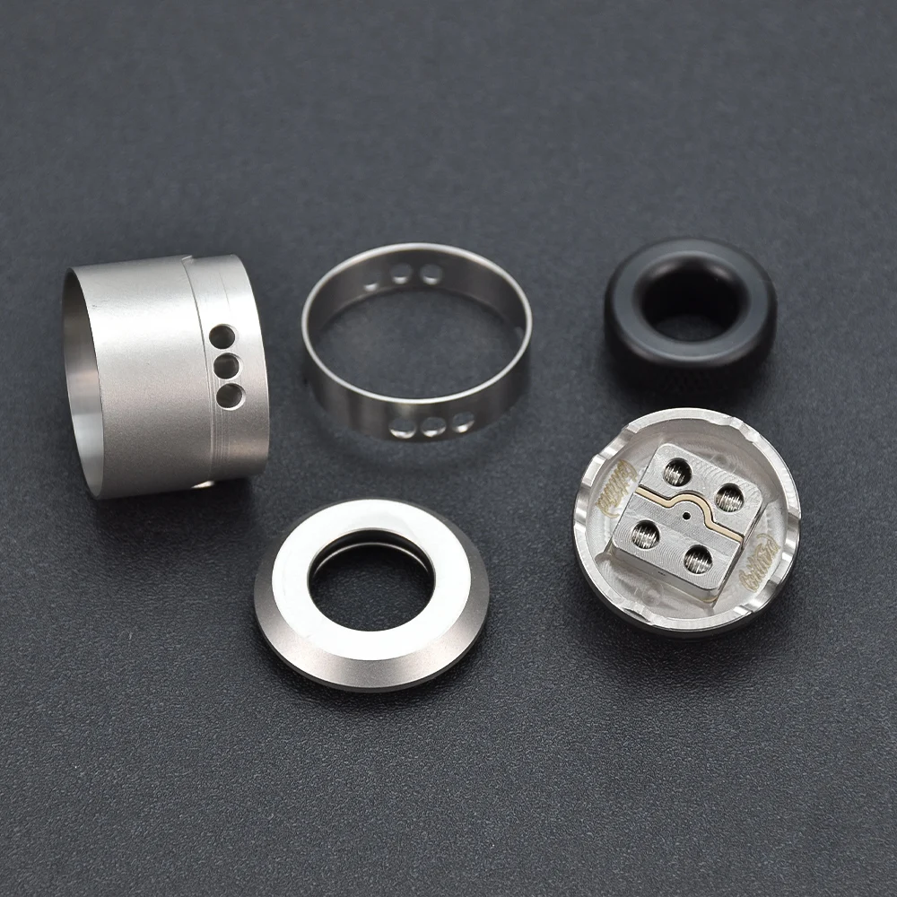 Coilturd AN RDA-atomizador de cigarrillo electrónico vs Dead Rabbit V2 nightmare rda, bobina única o doble, 24mm, 304 SS