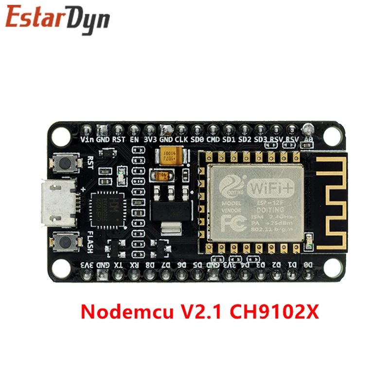 Modulo Wireless CH340/CP2102 NodeMcu V3 V2 Lua WIFI Internet of Things Develop Board based ESP8266 ESP-12E con Antenna PCB