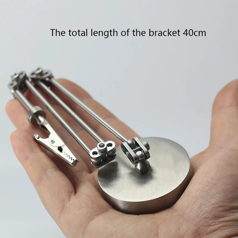 Small Stainless Steel Flexible Universal Bracket Lightweight Small Objects Fixed Adjustment Clamp Load 50g