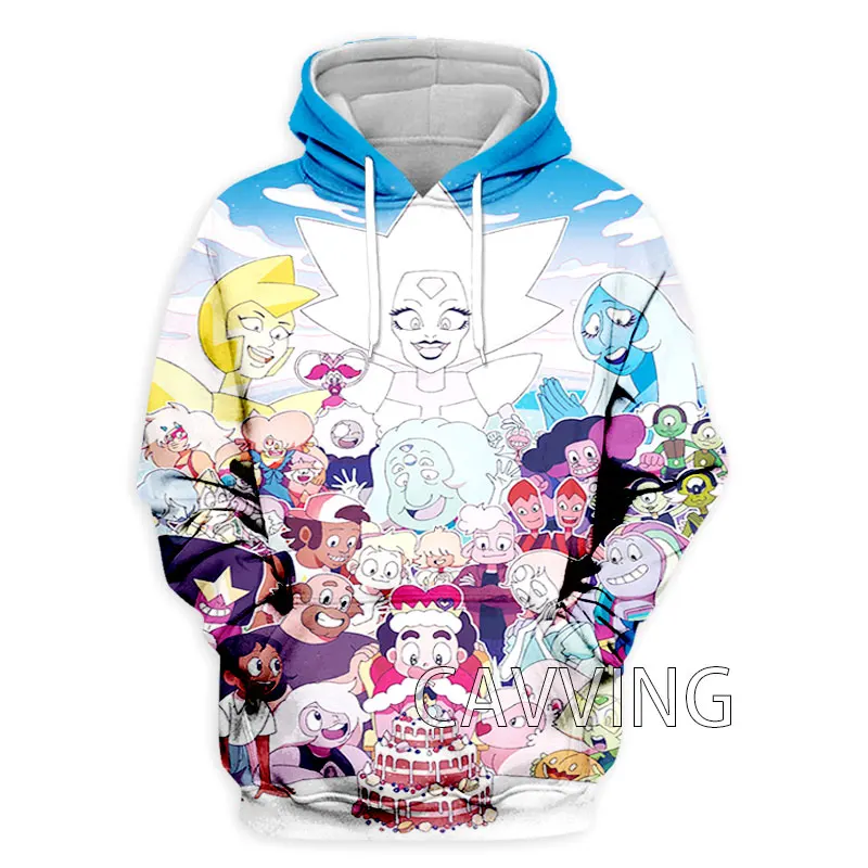 

New Fashion 3D Print Cartoons Steven Universe Hoodies Hooded Sweatshirts Harajuku Hoodie Sweatshirts Tops Clothing H03