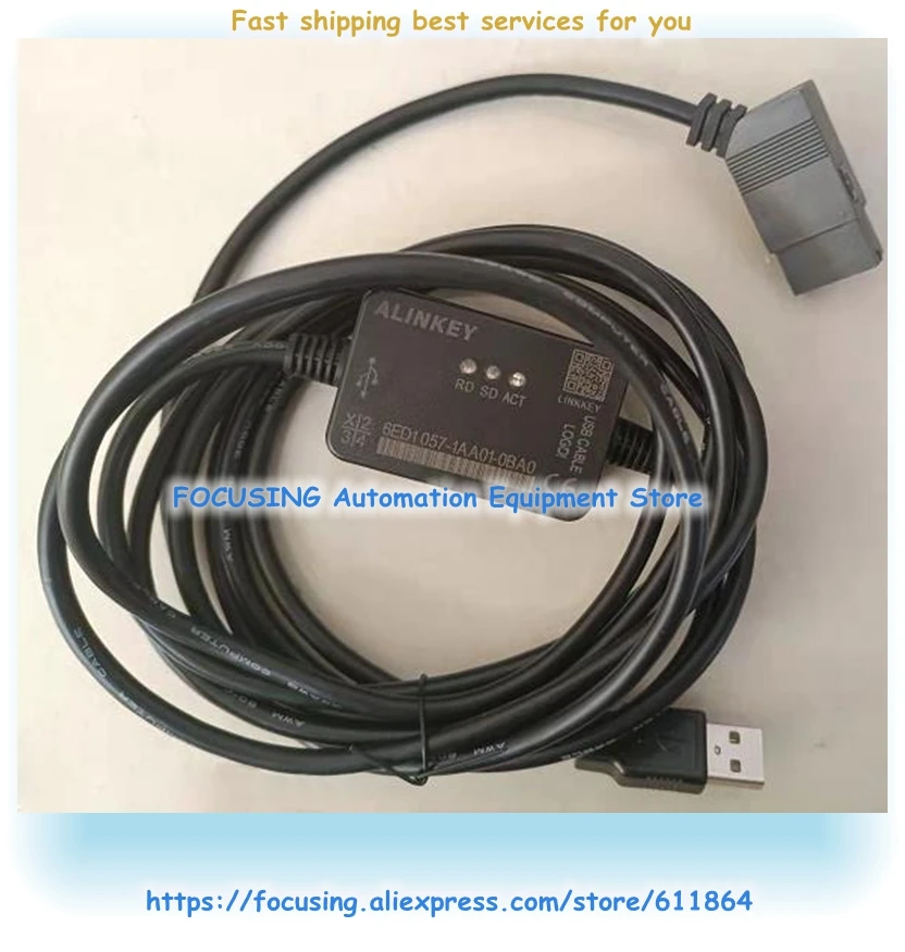 

USB-LOGO! For 6ED1 057-1AA00-0BA0 6ED1057-1AA01-0BA0 Support Win7 Programming PLC Ca ble New LOGO!USB-CABLE