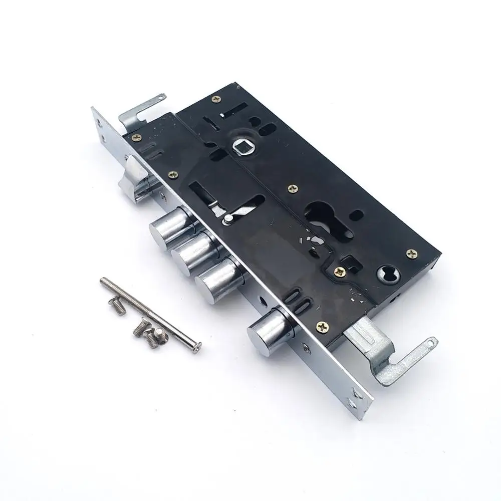 Universal Security Mortise Entry Door Lock Body  Hardware Anti-theft Gate Lock Fitting Size 30 Round Latch