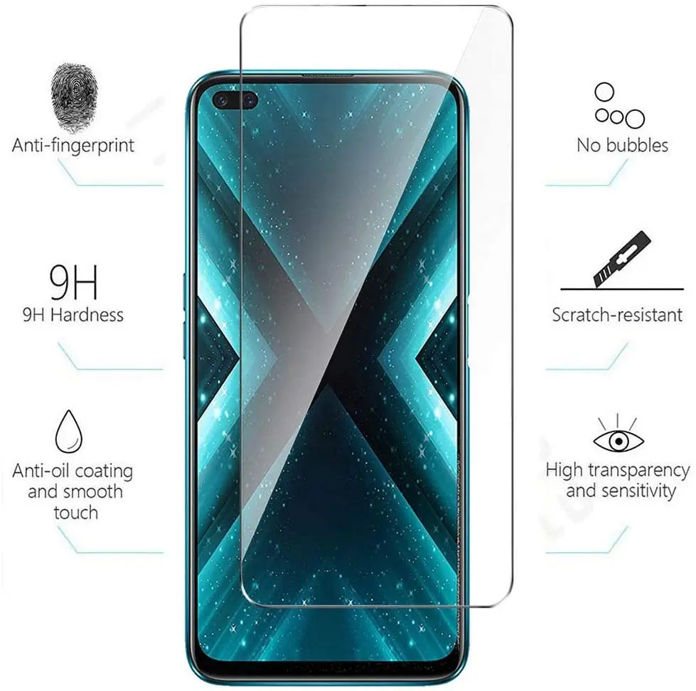 For Realme 7 6 Pro Glass For OPPO Realme 7 6 Pro Tempered Glass Screen Protector For OPPO Realme 7 6 5 Pro 5 7 Lens Glass