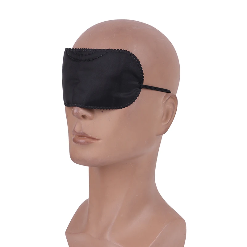 10pcs/Lot High Quality Black Travel Home Sleep Eyeshade Women Men Eye Cover Eye Mask Travel And Rest At Home