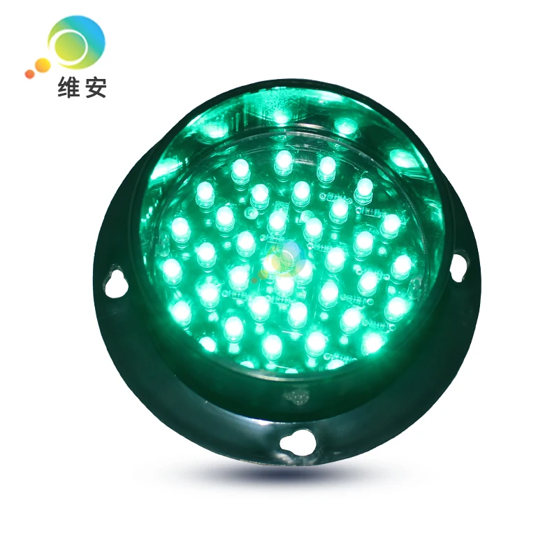 DC12V or DC24V high quality mini waterproof 82mm lamp green LED flashing traffic light