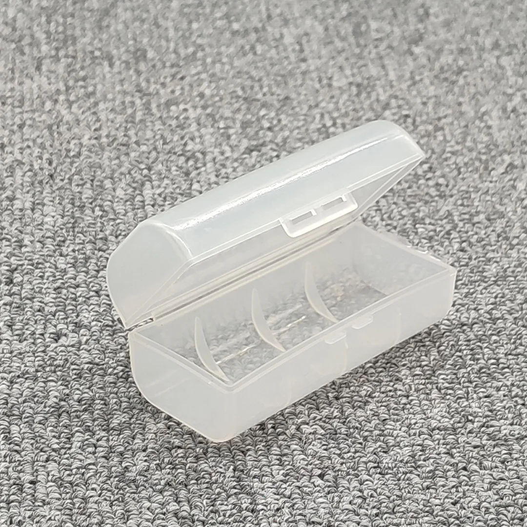 26650  Battery Storage Case Plastic Case Holder 26650 Battery Storage Box For 1 * 26650 Rechargeable Transparent