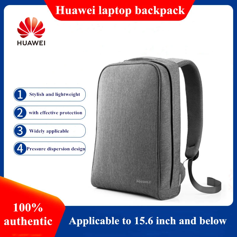 HUAWEI Backpack Polyester Fiber Laptop Tablet Protector Backpack Bag Compatible with HUAWEI MateBook X Series / E / D Series