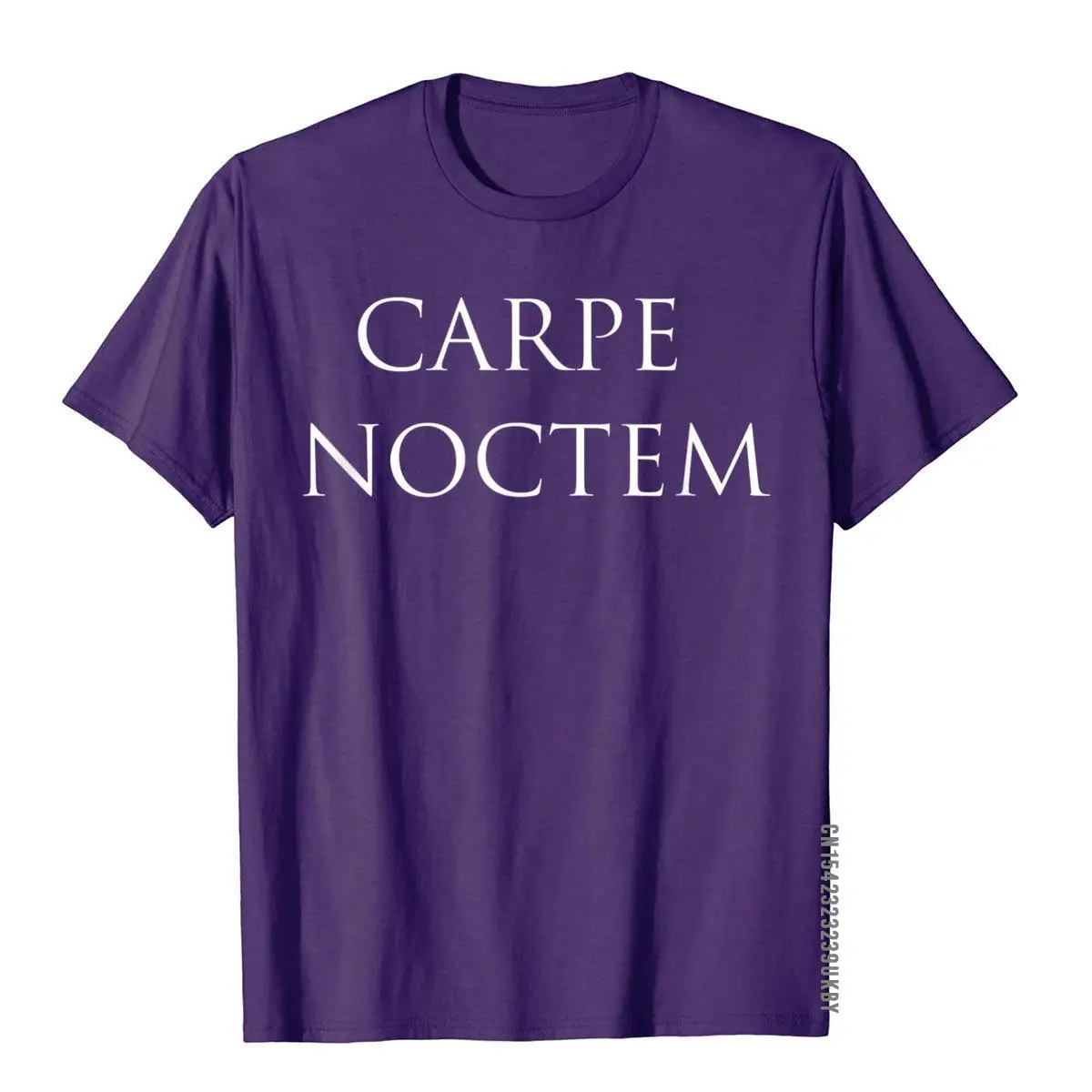 Latin Phrase CARPE NOCTEM Shirt Unique Gift Cotton Tops T Shirts Printed Prevailing Crazy T-Shirt For Men